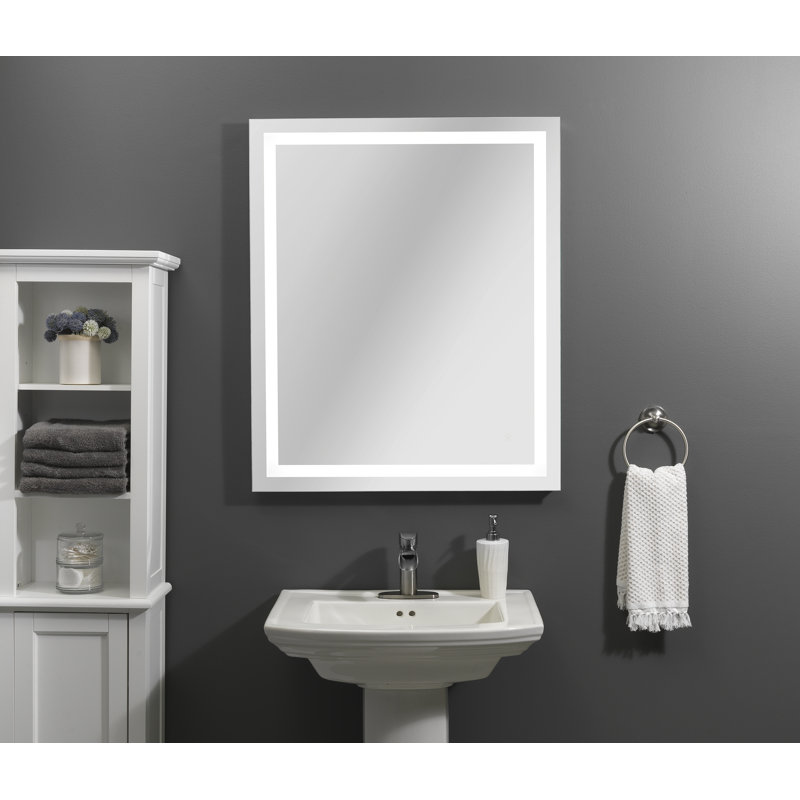 Celeste Flat Wall Mirror, 30" H x 36" W