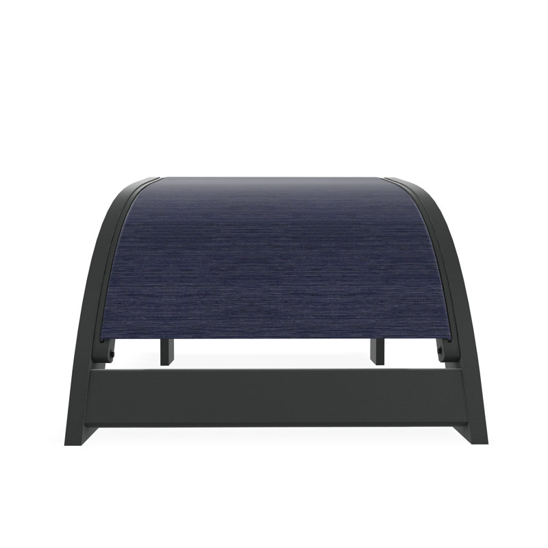 Repose-pieds Adirondack en polymère de qualité marine, Graphite, Indigo Collect