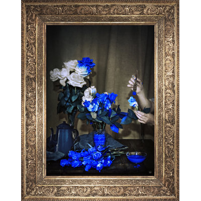 Scent Of Cobalt by Himitsuhana - Single Picture Frame Print on Canvas
