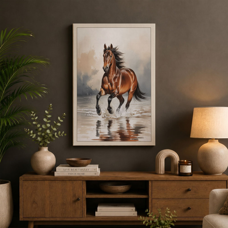 Print, 24x16 - 61.0 x 40.6 cm, Teal Border