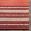 Tapis rouge / ivoire en coton tissé à plat à la main Bokara Hills-21204825
