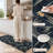 Tropical Leaf Non-Slip Washable Kitchen Mats