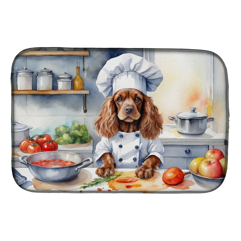 Tapis de vaisselle Cocker Spaniel The Chef