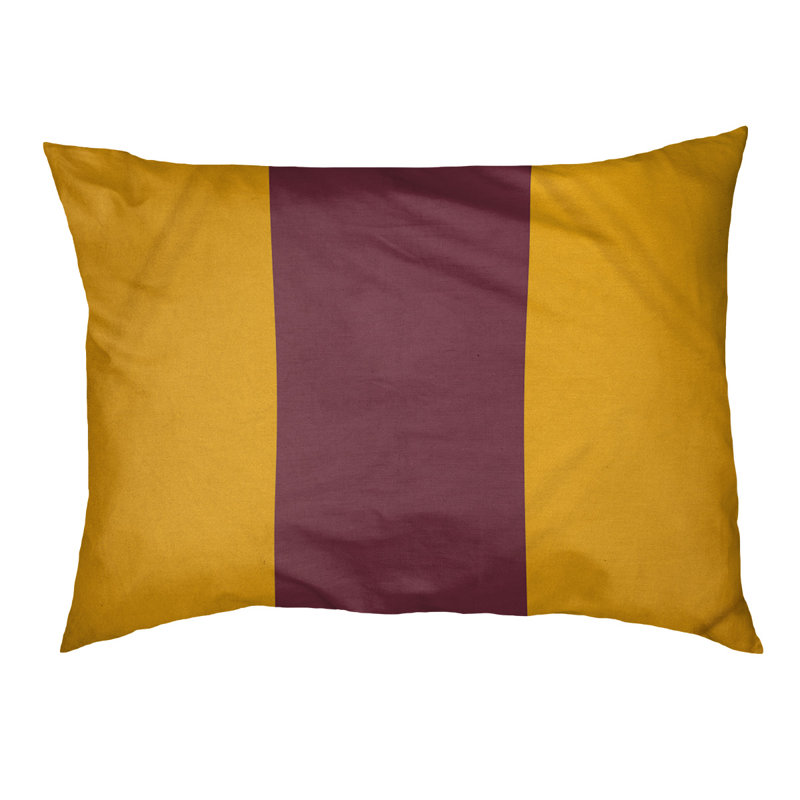 Coussin de lit pour chien Cincinnati, Grand (l 40 po x P 30 po x H 6,5 po), Or / bourgogne