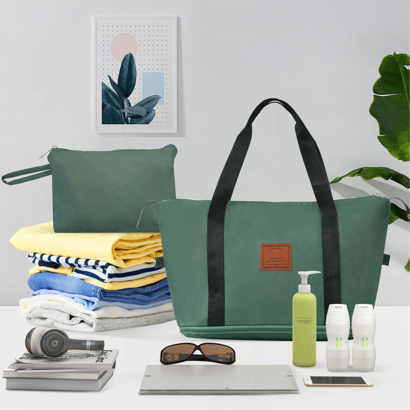 Ensemble de bagage à main 20 pièces 3 pièces avec roulettes, valise rigide en ABS, Green