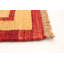 Tapis de zone en laine orange/rouge 8 pi 2 po x 10 pi "one-of-kind" noué la new age anatolian light