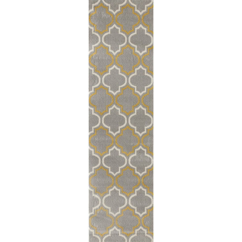 Geometric Indoor Rug, Runner 2' x 7'2"