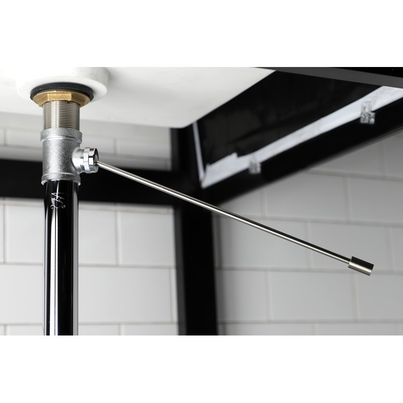 Kingston Brass Concord Pop-Up Bathroom Sink Drain without Overflow, 22 Gauge, Brushed Nickel