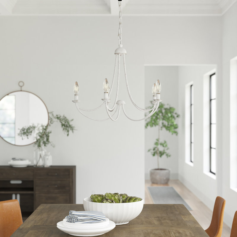 Lustree 5 lumières façon bougie/classique Norberto, 5