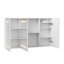Manigault 1000 Wall Mounted Framed Mirrored Bathroom Cabinets 4 Adjustable Shelves with Mirror