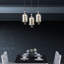 Plafonnier moderne en cristal