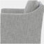 Fauteuil pivotant gris Merced