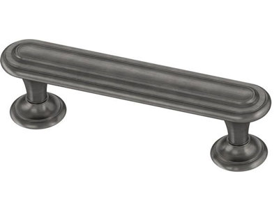 3" Harmon Pull Heirloom Silver