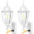 2-Pack Outdoor Wall Lights, Dusk to Dawn Motion Sensor Light Fixture, Exterior Aluminum Waterproof Porch Light for Patio Front Door Garage-118627538