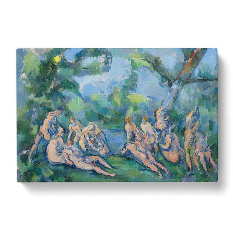Bathers Vol.9 by Paul Cezanne - Wrapped Canvas Painting, 40cm H x 60cm W x 3cm D