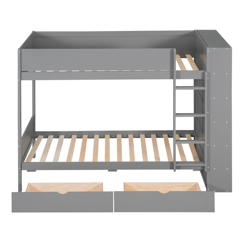 Janalle Platform Bed, Gray, Twin