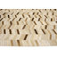 Tapis brun moderne en similicuir 8X10