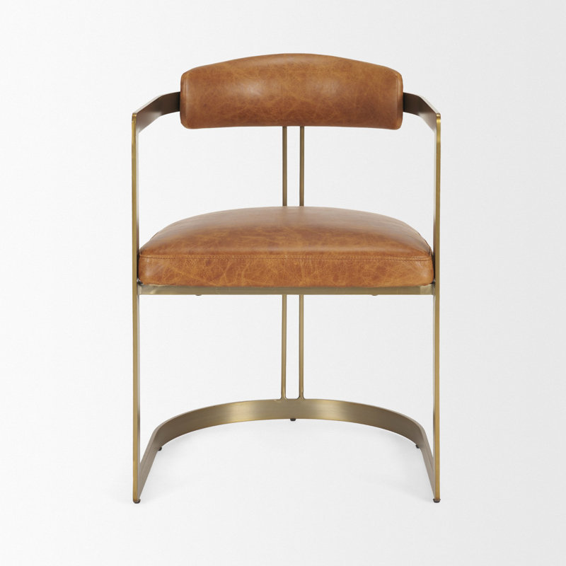 Fauteuil Bradley, Brun cognac