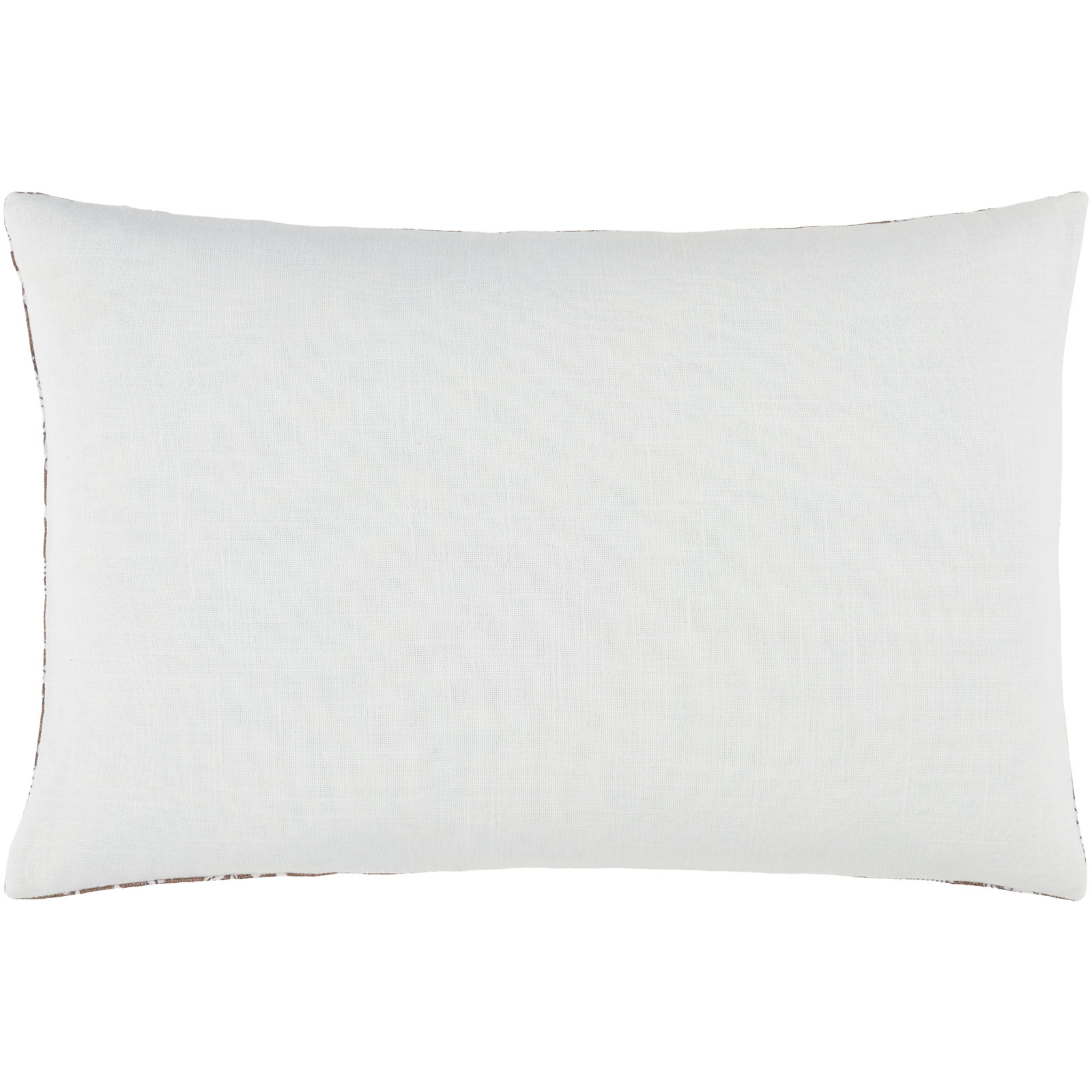 Caigan Accent Pillow, Pillow Cover Only - No Insert, Orange/White