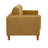 Corduroy Upholstered Square Arm Sofa With Wooden Legs-174788242