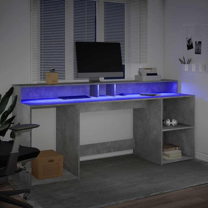 Desk, Concrete grey