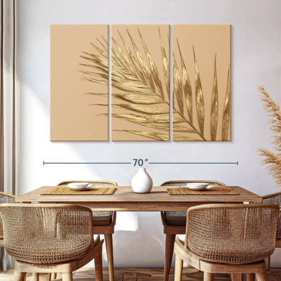 Harnek Palm Leaf In Gold
