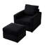 Chaise rembourrée avec velours côtelé Comfy-529816691