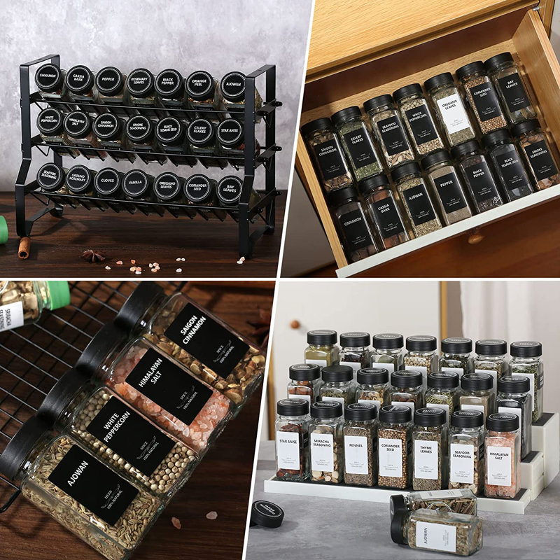Ensemble de 24 pots à épices