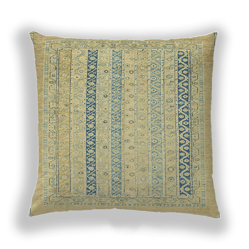 Coussin décoratif abstrait 2461, Microsuède
