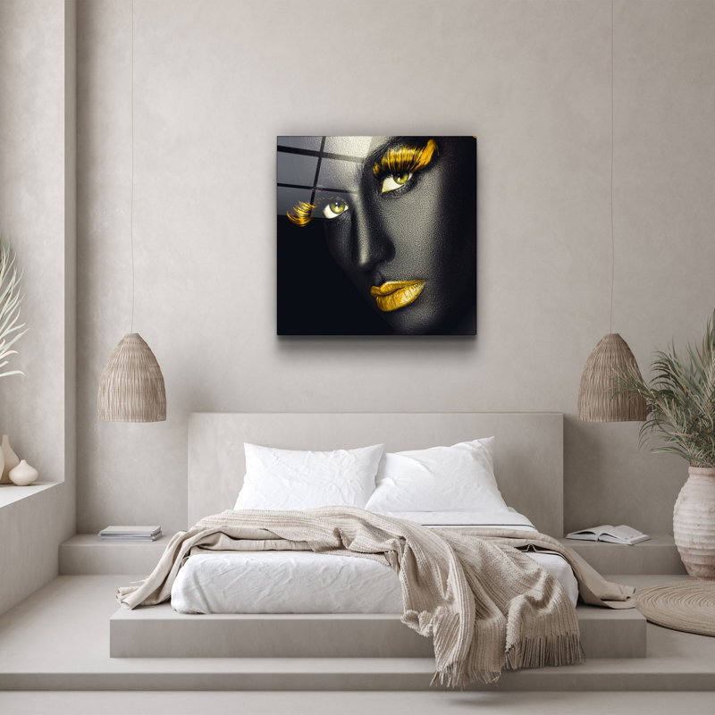 Superbe peinture décorative en verre trempé de 19,7 po x 19,7 po | 100% verre trempé, épaisseur: 0,16 pouce | Impression UV pour des couleurs éclatantes | Parfait pour la décoration intérieure, le salon ou le bureau