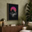 Mountain at Sunset Geometric - Wrapped Canvas-1292395253-1292395261