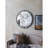 Theodor Industrial Design Round Mirror With Metal Frame For Wall Decor