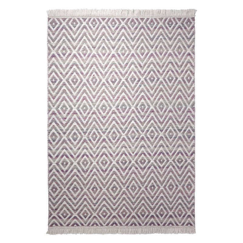 Vector Ikat Wool Hand Woven Area Rug, 80 x 150cm