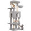 149 cm Cat Tree for Indoor Cats, Cat Tower with Large Hiding Cave, Scratching Post with Large Platforms, Multi-Level Cats Activity Center, Sisal Rope, Hammock -197524157