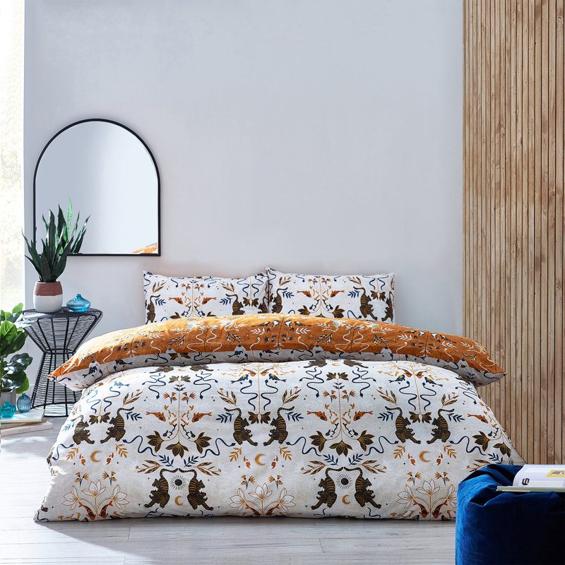 Abstract Duvet Cover Set with Pillowcases, King Duvet Cover + 2 Standard Pillowcases