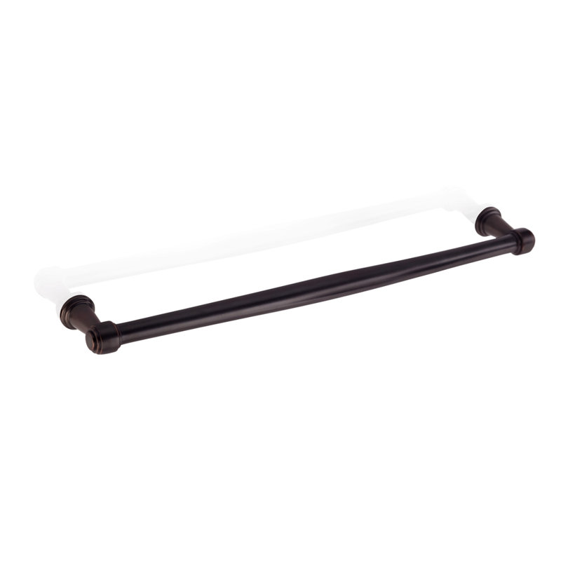 Poignée barre Heritage, Nickel brossé, 10,08 po