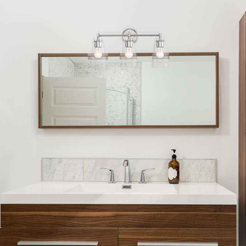 Archiebald 3 - Light Dimmable Vanity Light, Brushed Nickel