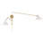 Elyse 2 Light Swing Arm Wall Sconce in Brass-472717019-405842408