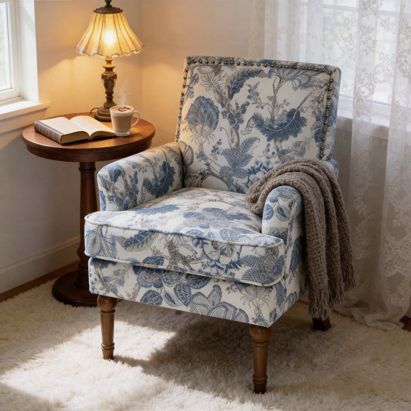 Fauteuil de style campagnard traditionnel pour le salon