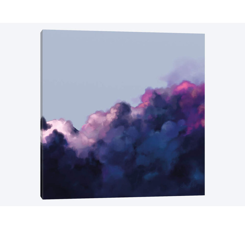 «Skies», impression sur toile, H 37 po x l 37 po x P 1,5 po, Toile tendue
