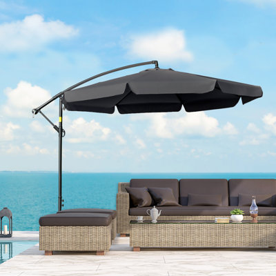 Arlus 265cm Cantilever Parasol