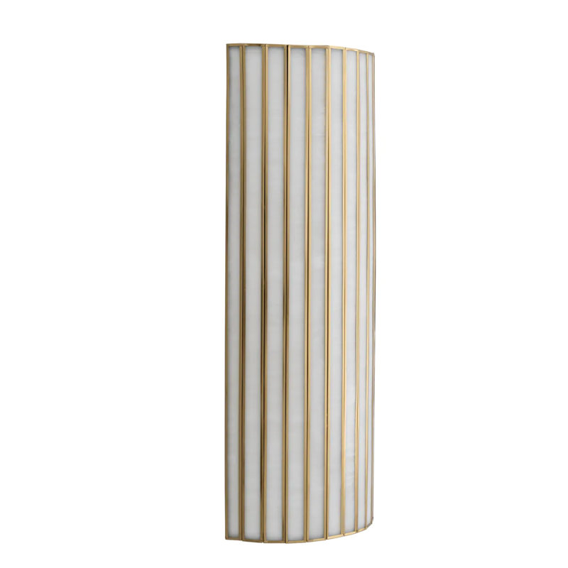 Wall Lamp Monari Antique Brass Finish