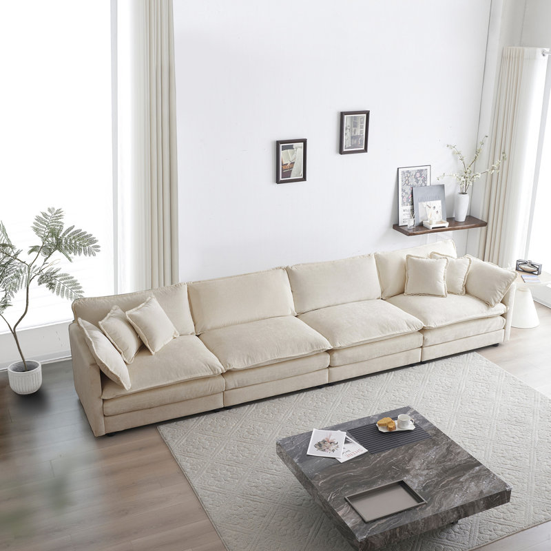 Fauteuil en bois 4 chenille - tissu respirant, atmosphère relaxante 4 places avec accoudoirs et support