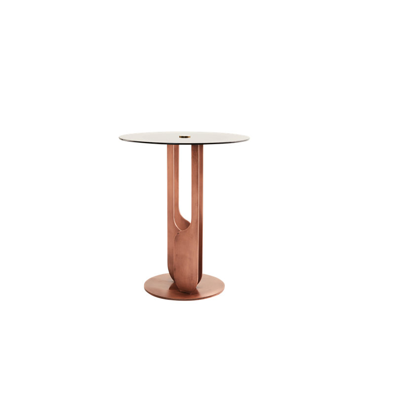Egg Designs 'Drop' Glass End Table