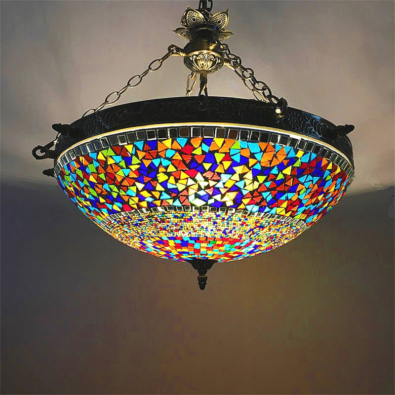 Lustre urne / bol 4 lumières Stefanski