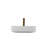 Ceramic Bathroom Basin In White - Stain- And Long-lasting Practical For Daily Use