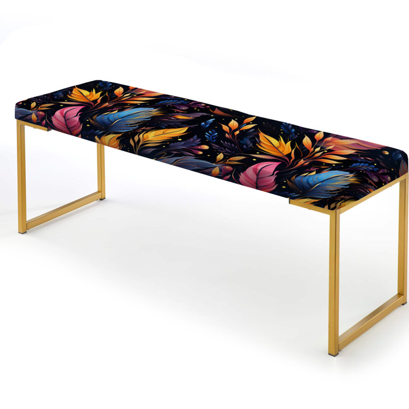 Banc rembourré or, Mystical Boho