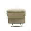 Fauteuil inclinable beige avec accoudoirs coussinés-94737989