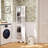 Natyra  67.1'' H Freestanding Tall Bathroom Linen Cabinet with 2 Doors-2130834339