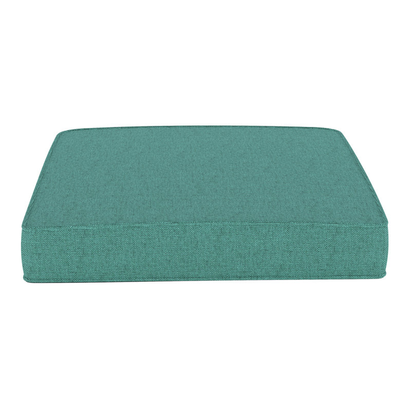 Outdoor Sunbrella® Seat Cushion, Cast Breeze Sunbrella® Plainweave